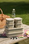 Hermia Juego de cajas de almacenamiento BU0054, 6 piezas, Crema